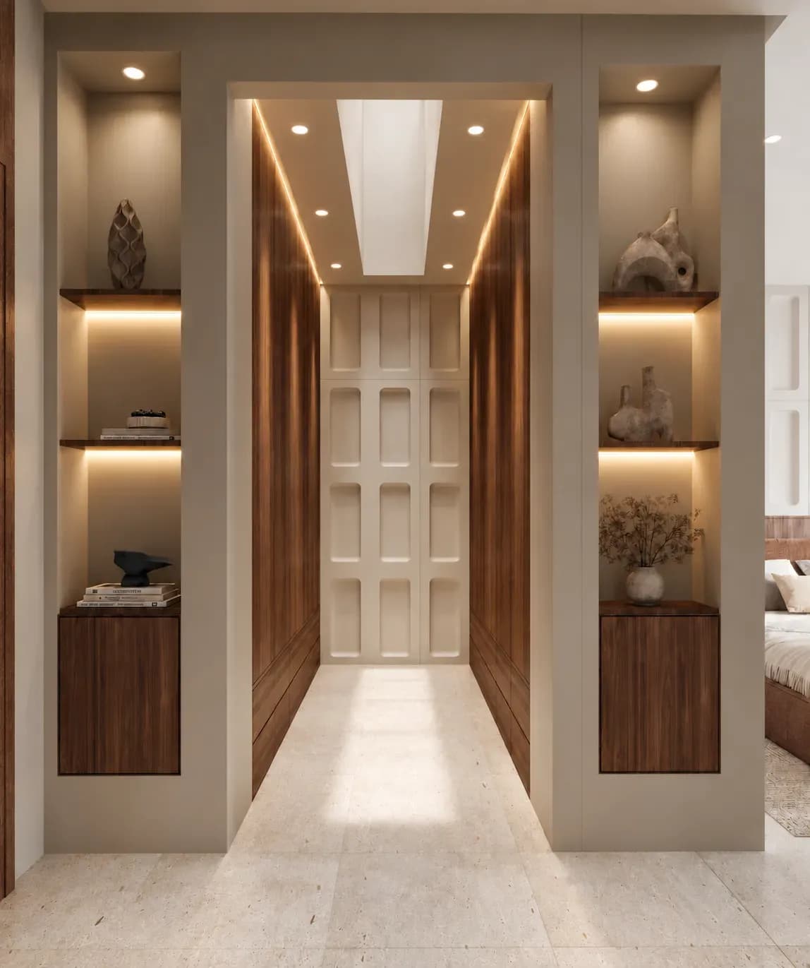 Villa AOH, perspective 3D du dressing